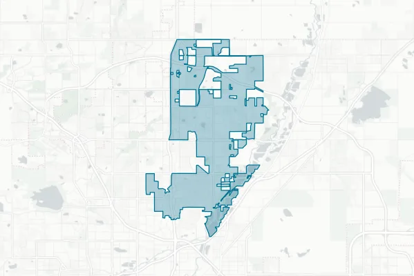 City of Thornton — detail map