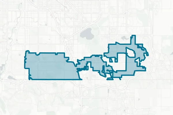 City of Centennial — detail map