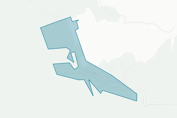 Town of Jamestown — detail map