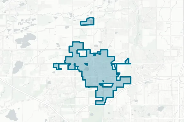 City of Lafayette — detail map
