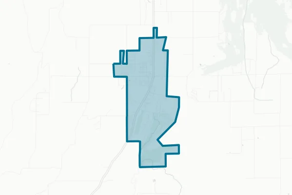 Town of Cedaredge — detail map