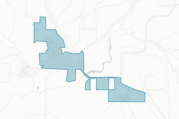 Town of Hotchkiss — detail map