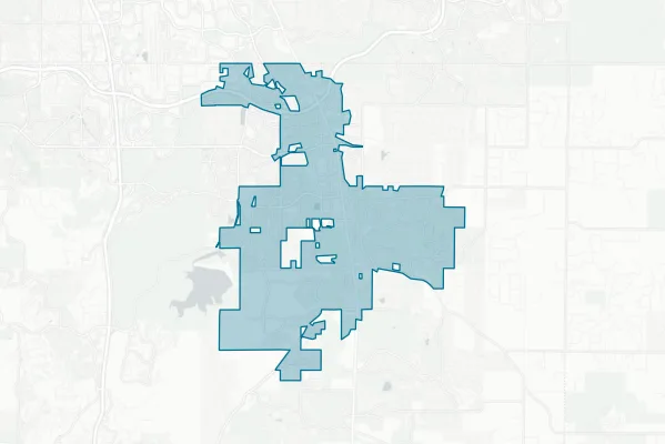Town of Parker — detail map