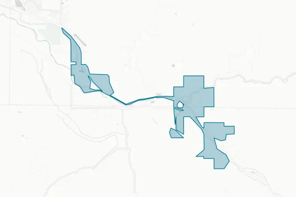 Town of Basalt — detail map