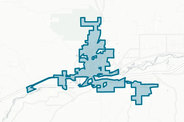 City of Rifle — detail map