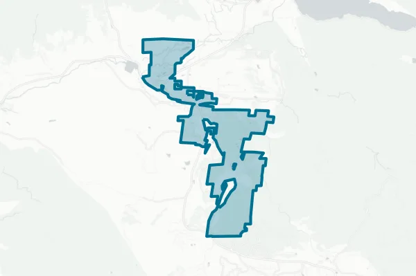 Town of Granby — detail map