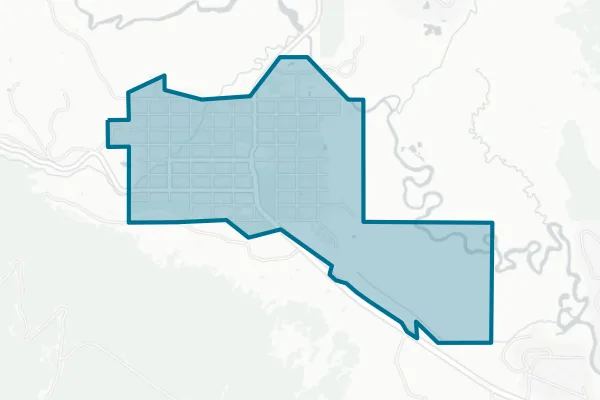 Town of Crested Butte — detail map