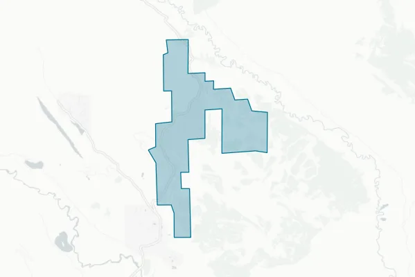 Town of Mt. Crested Butte — detail map