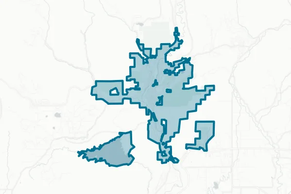 City of Durango — detail map