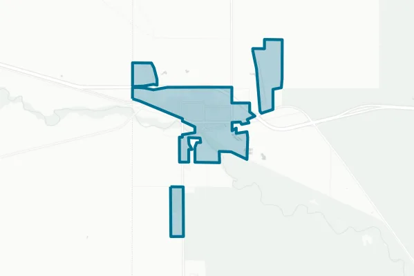 Town of Limon — detail map