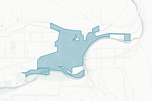 Town of Palisade — detail map