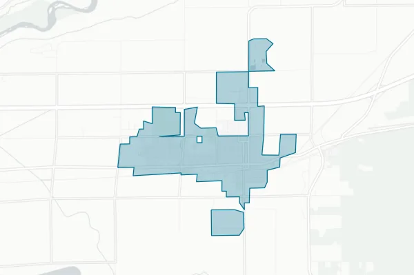 City of Brush — detail map