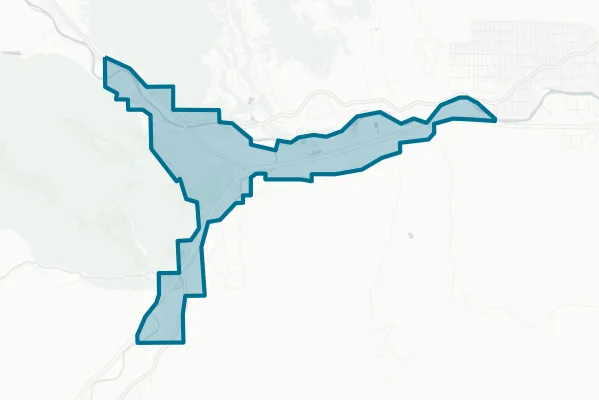 Town of South Fork — detail map