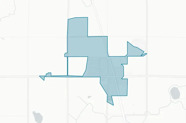 Town of Ault — detail map