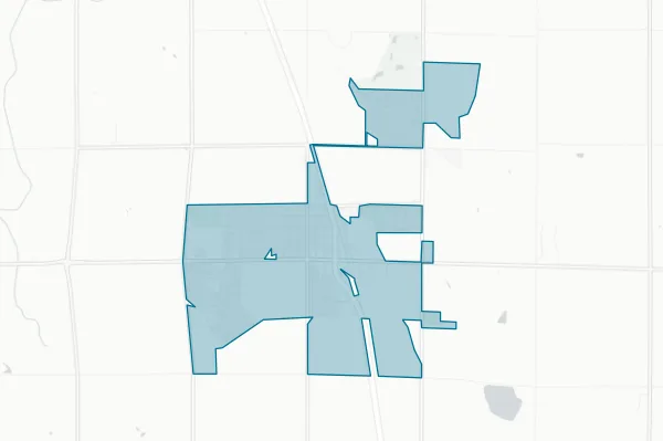Town of Eaton — detail map