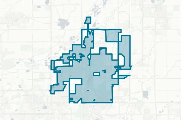 Town of Erie — detail map
