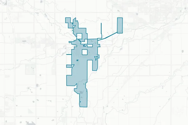 Town of Milliken — detail map