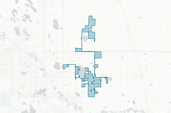 Town of Severance — detail map