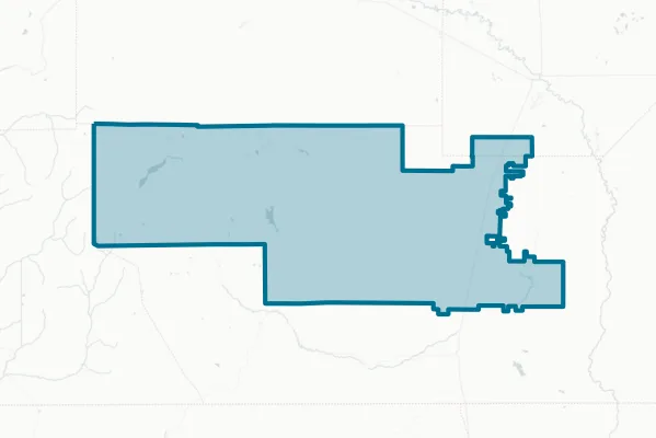 North Conejos School District Re-1j — detail map