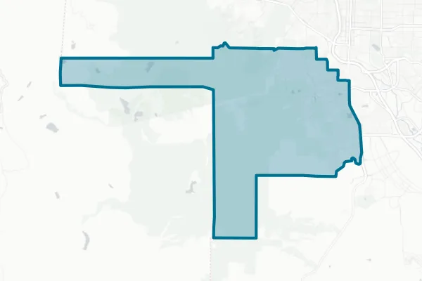 Cheyenne Mountain School District 12 — detail map