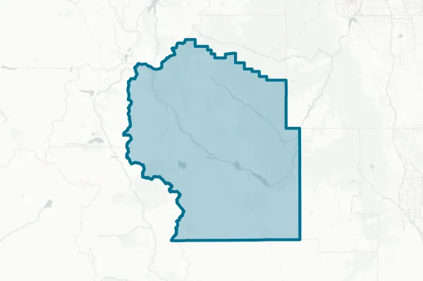 Park County School District Re-2 — detail map