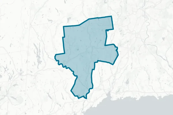 Town of Wolcott — detail map