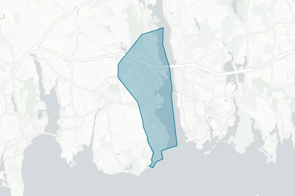 City of New London — detail map