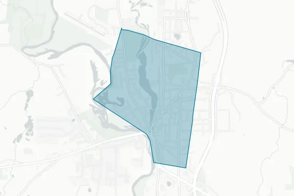 Borough of Danielson — detail map