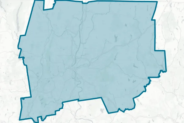 Town of Farmington — detail map