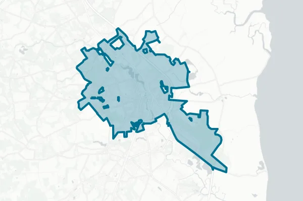 City of Dover — detail map