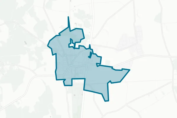City of Harrington — detail map