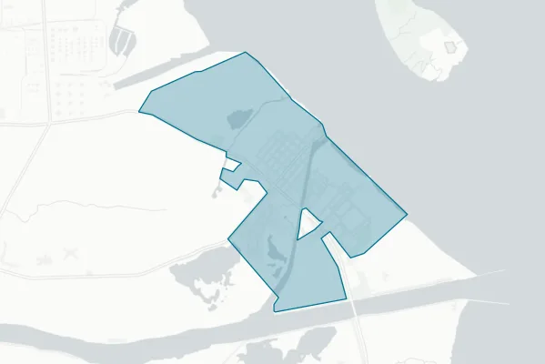 City of Delaware City — detail map