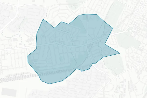 Town of Elsmere — detail map