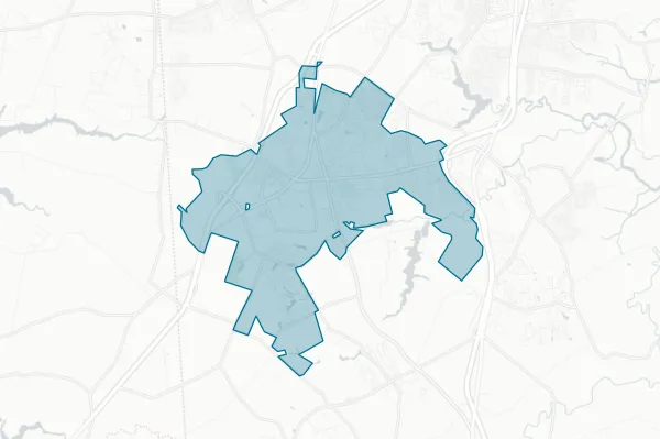 Town of Middletown — detail map