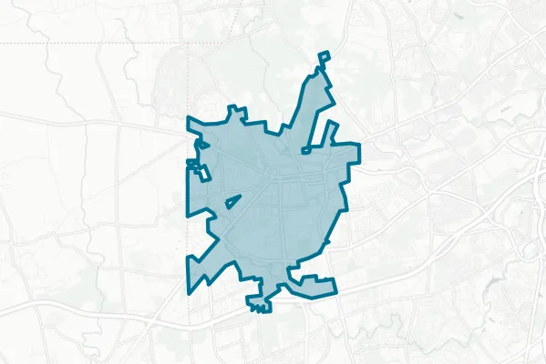 City of Newark Delaware — detail map