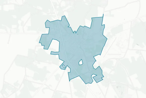 Town of Georgetown — detail map