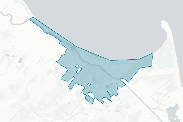 City of Lewes — detail map