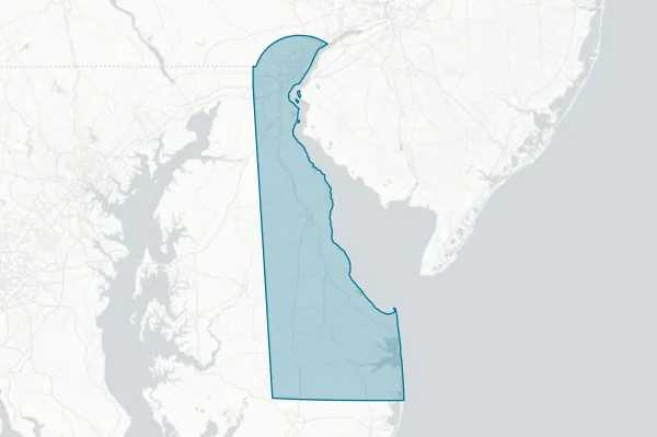 State of Delaware — detail map