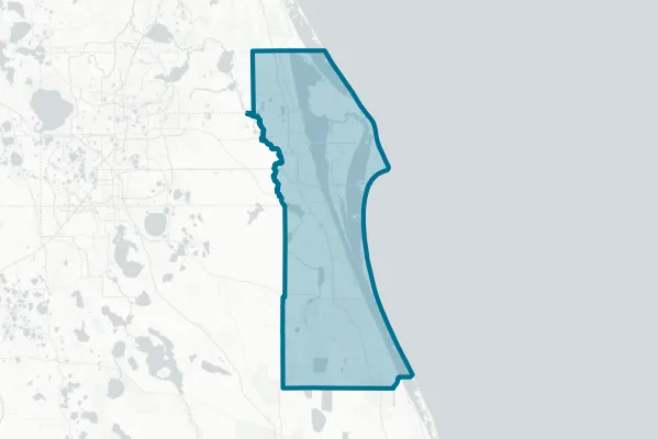 Brevard County — detail map
