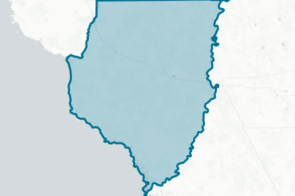 Dixie County — detail map