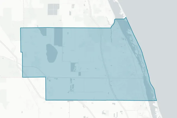 County of Indian River — detail map