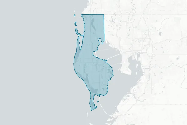 Pinellas County — detail map