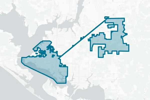 City of Panama City — detail map