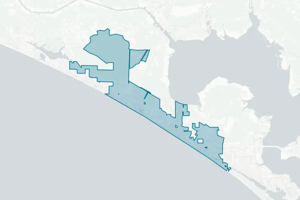 City of Panama City Beach — detail map