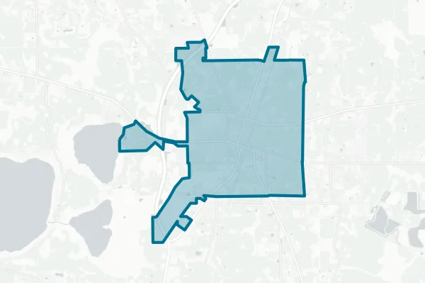 City of Starke — detail map