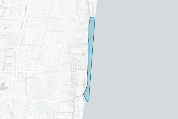 Town of Hillsboro Beach — detail map