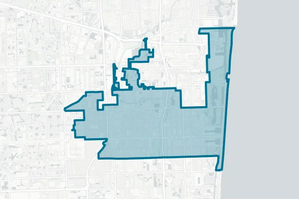 City of Hollywood — detail map