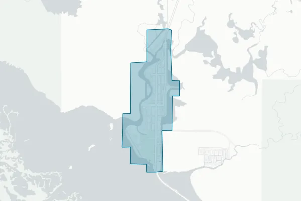 City of Everglades — detail map