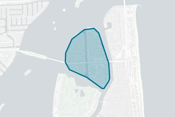 Town of Bay Harbor Islands — detail map