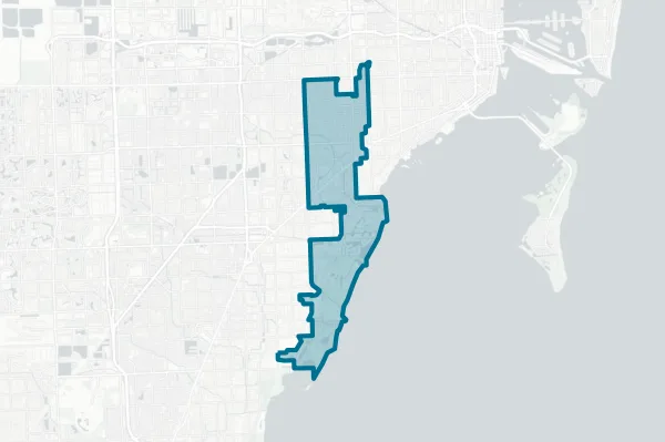 City of Coral Gables — detail map